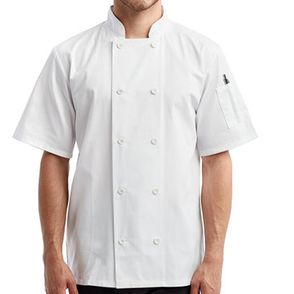 Artisan Collection by Reprime Short-Sleeve Recycled Chef's Coat