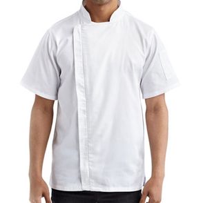 Artisan Collection by Reprime Zip-Close Short Sleeve Chef's Coat