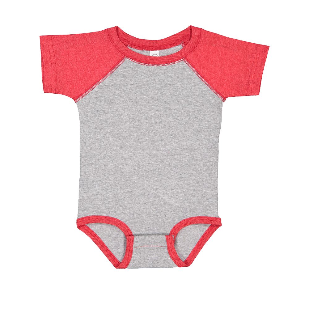 Rabbit Skins Baby Baseball Onesie