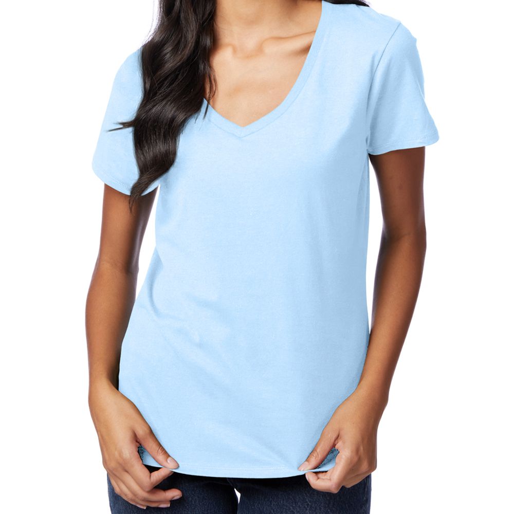 Hanes Nano-T® Women's V-Neck T-Shirt