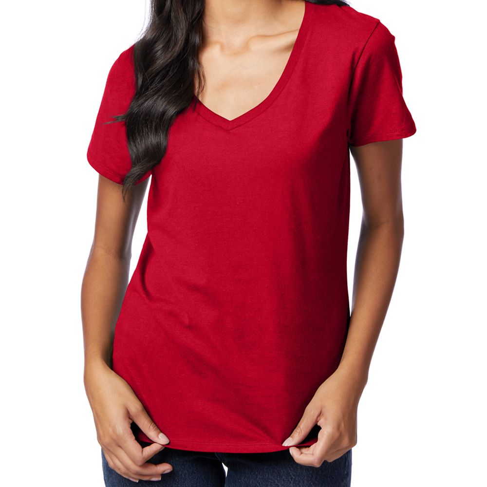 Hanes Nano-T® Women's V-Neck T-Shirt