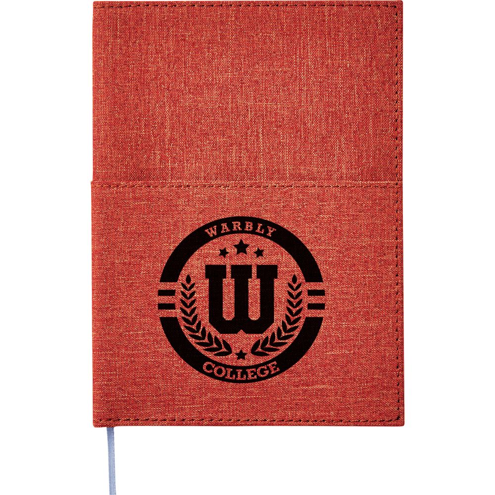 "5"x 7" Canvas Pocket Refillable Notebook"