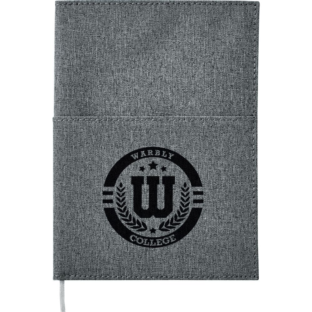 "5"x 7" Canvas Pocket Refillable Notebook"