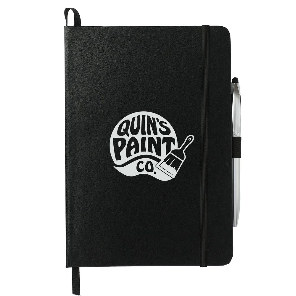 "6" x 8.5" Crown Journal with Pen-Stylus"