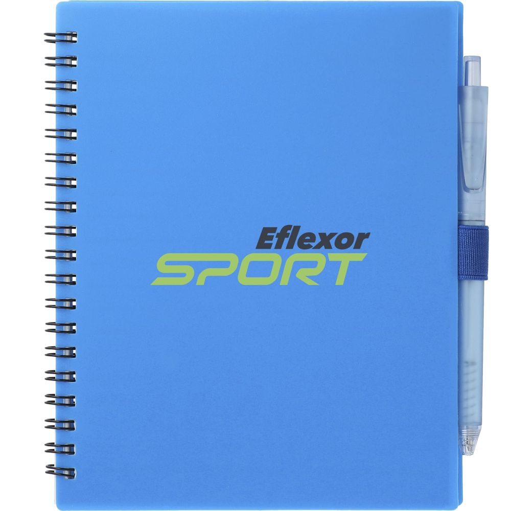 5.5” x  7” FSC Recycled Spiral Notebook w/ RPET Pe