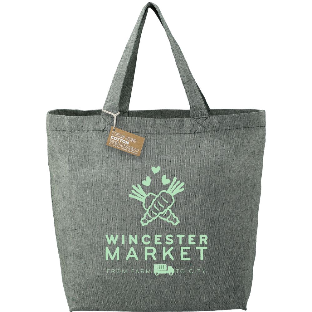 Recycled 5oz Cotton Twill Grocery Tote