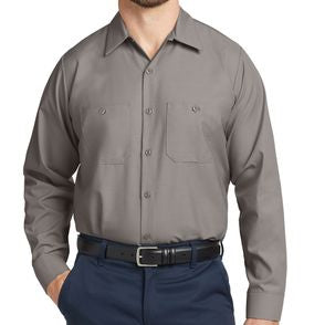 Red Kap Long Sleeve Industrial Work Shirt