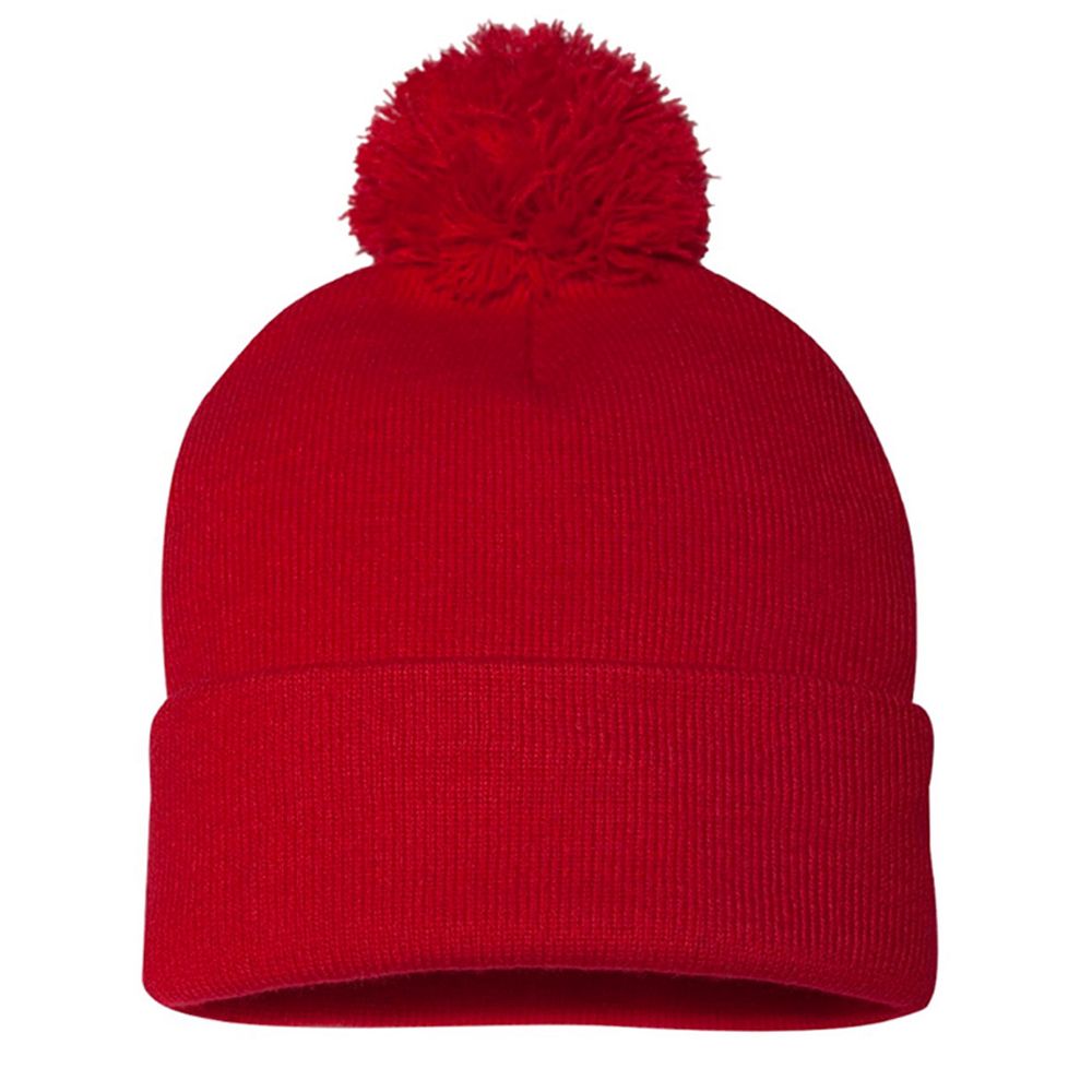 Sportsman Pom-Pom Knit Beanie