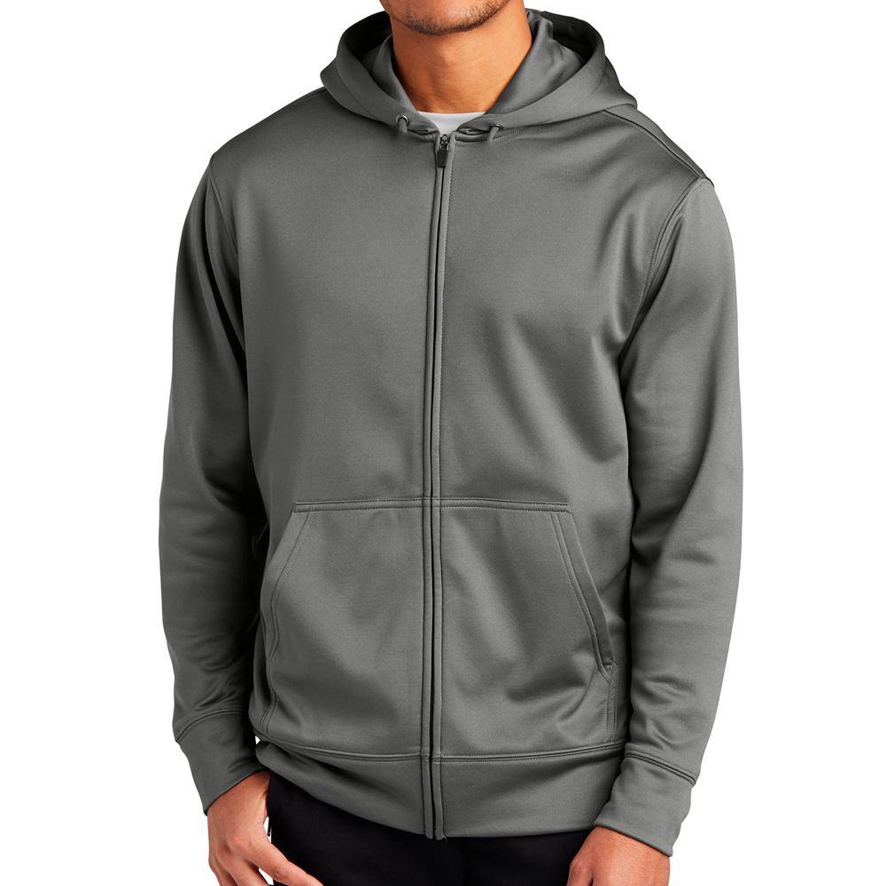 Sport-Tek Sport-Wick Fleece Zip Up Hoodie