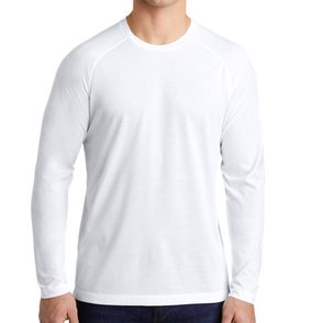 Sport-Tek PosiCharge Long Sleeve Tri-Blend Wicking Raglan Tee