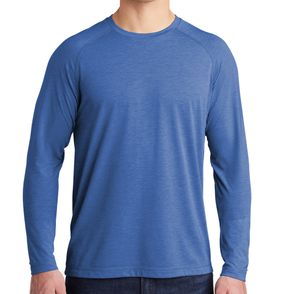 Sport-Tek PosiCharge Long Sleeve Tri-Blend Wicking Raglan Tee