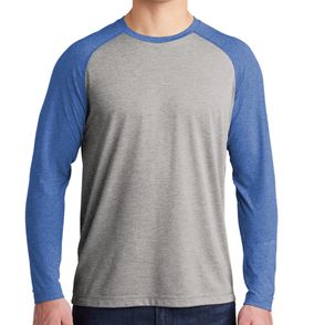 Sport-Tek PosiCharge Long Sleeve Tri-Blend Wicking Raglan Tee