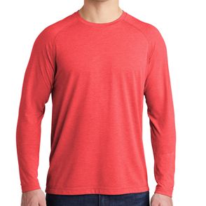 Sport-Tek PosiCharge Long Sleeve Tri-Blend Wicking Raglan Tee