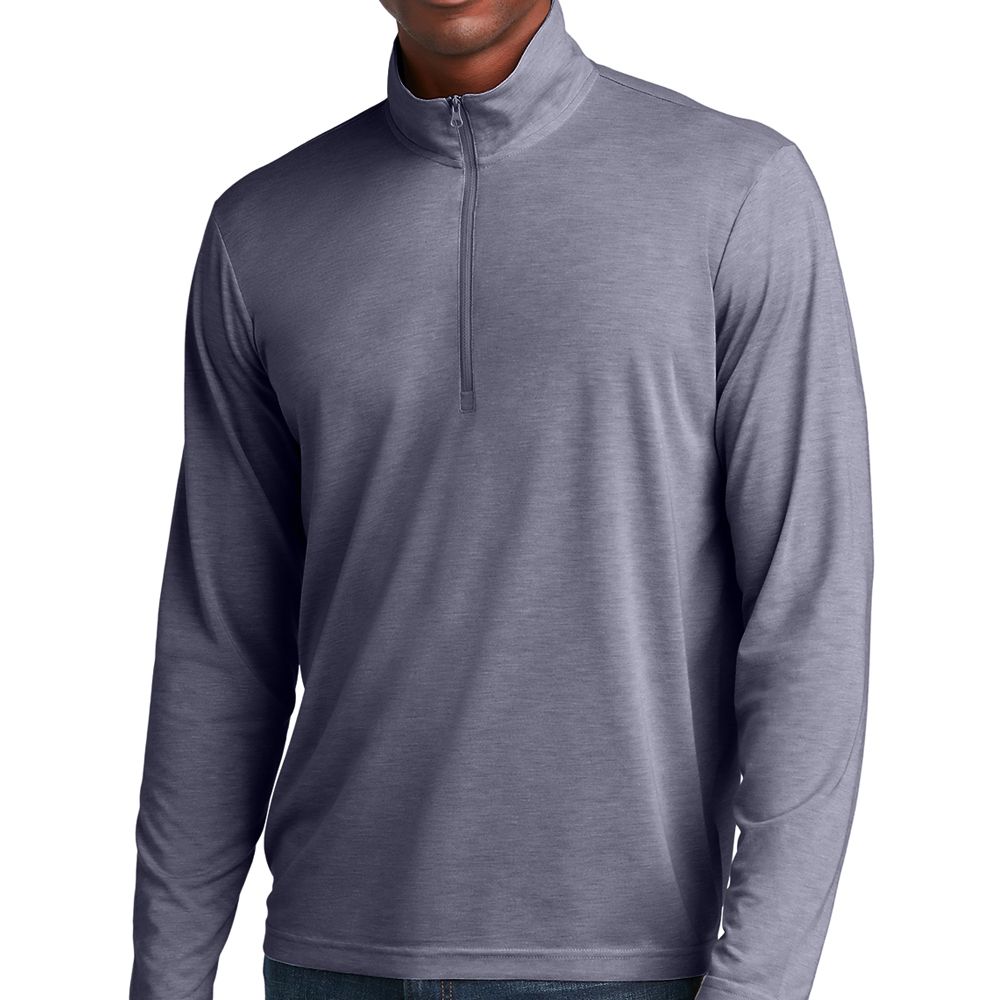 Sport-Tek PosiCharge Tri-Blend Wicking Quarter-Zip Pullover