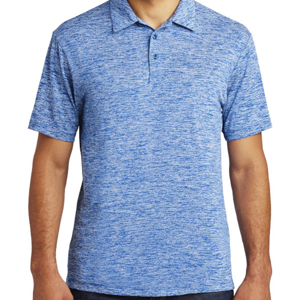 Sport-Tek PosiCharge Electric Heather Polo