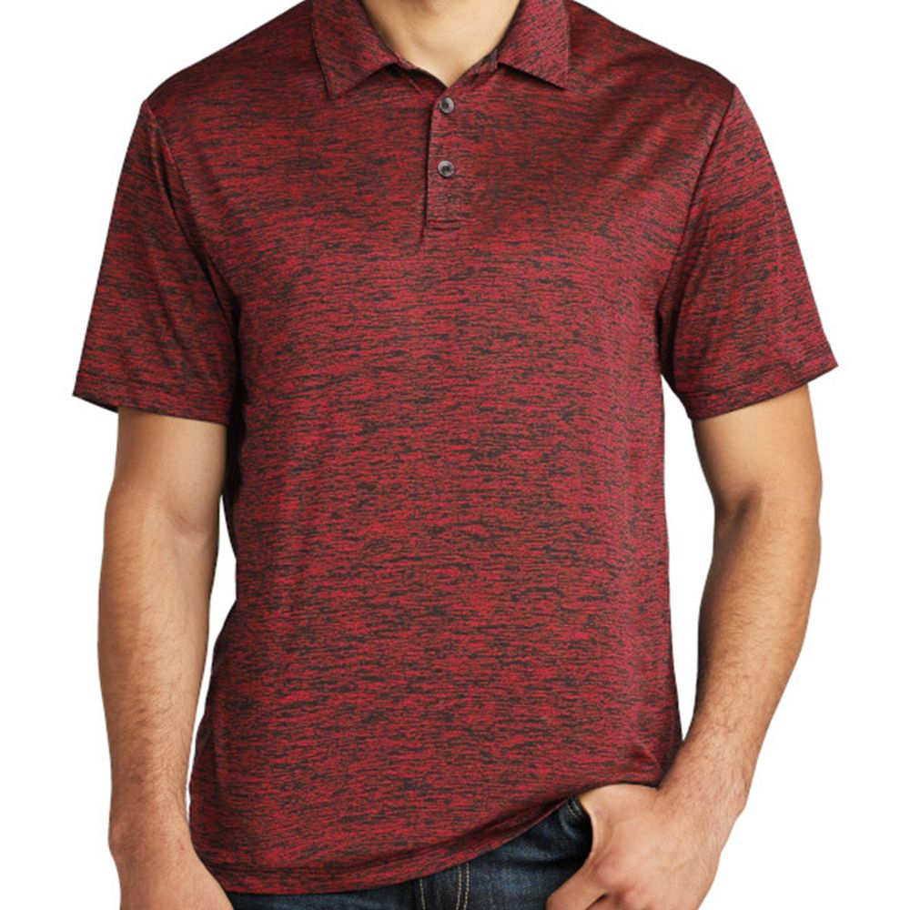 Sport-Tek PosiCharge Electric Heather Polo