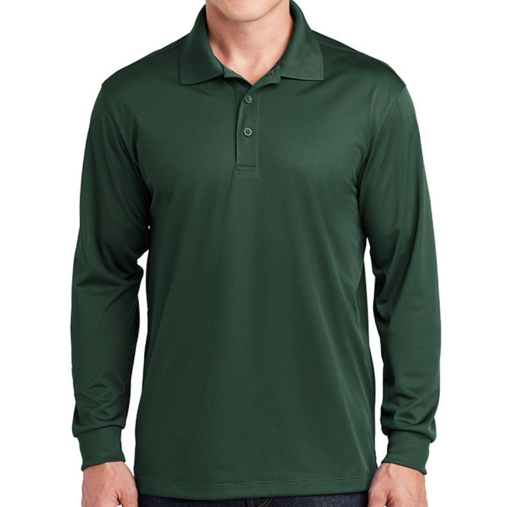 Sport-Tek Long Sleeve Micropique Sport-Wick Polo