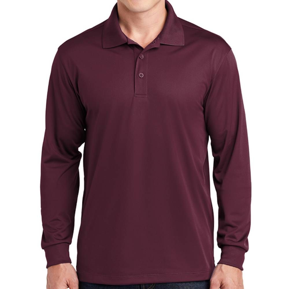 Sport-Tek Long Sleeve Micropique Sport-Wick Polo