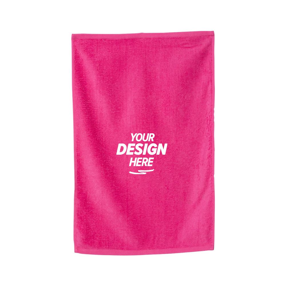 Q-Tees Deluxe Hemmed Hand Towel