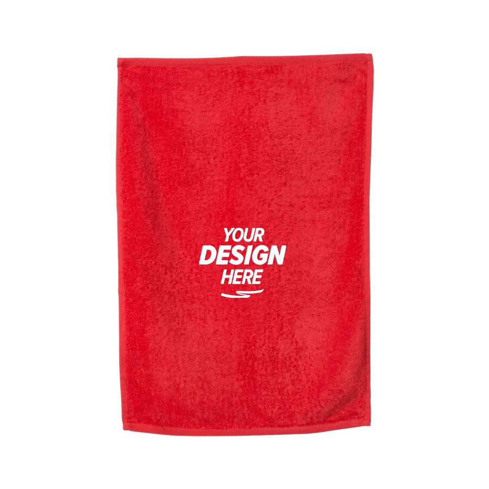 Q-Tees Deluxe Hemmed Hand Towel