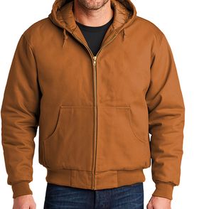 CornerStone Tall Duck Cloth Hooded Work Jacket