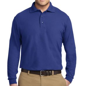 Port Authority Tall Silk Touch Long Sleeve Polo