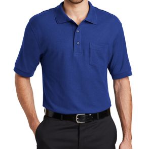 Port Authority Tall Silk Touch Pocket Polo