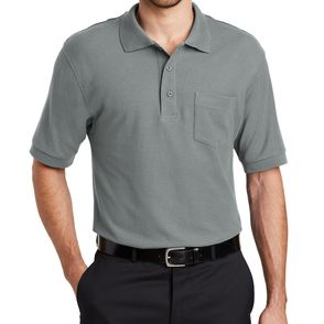 Port Authority Tall Silk Touch Pocket Polo