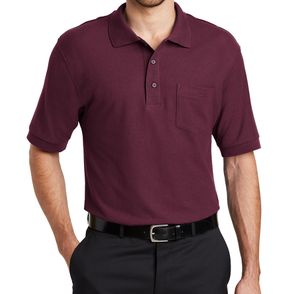 Port Authority Tall Silk Touch Pocket Polo
