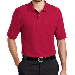 Port Authority Tall Silk Touch Pocket Polo