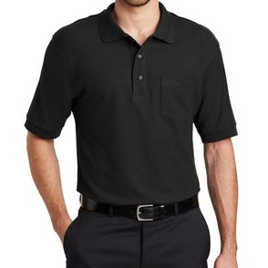 Port Authority Tall Silk Touch Pocket Polo
