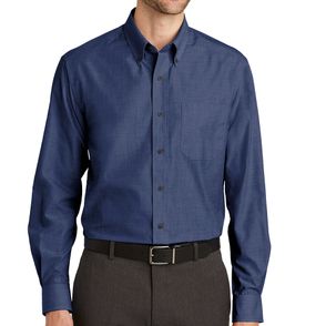 Port Authority Tall Crosshatch Easy Care Shirt