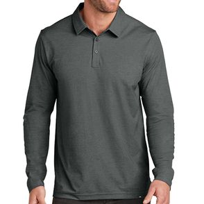 TravisMathew Oceanside Heather Long Sleeve Polo