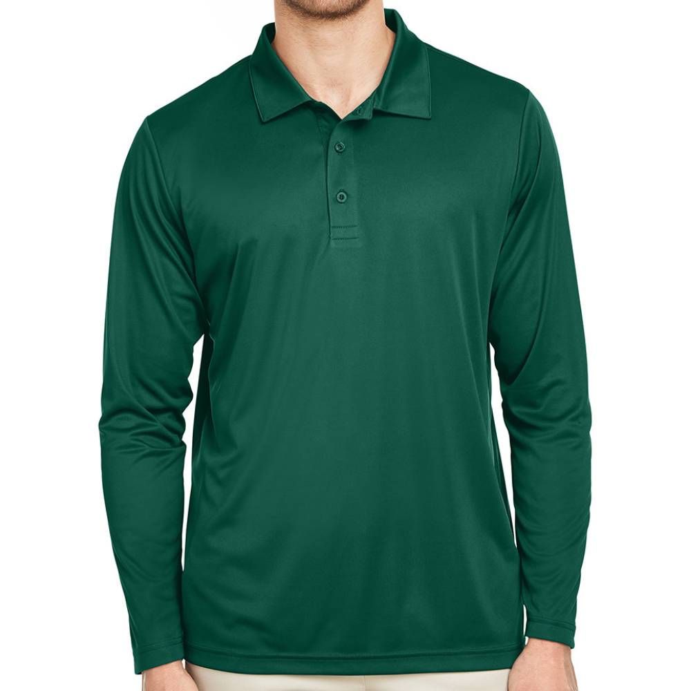 Team 365 Zone Performance Long Sleeve Polo