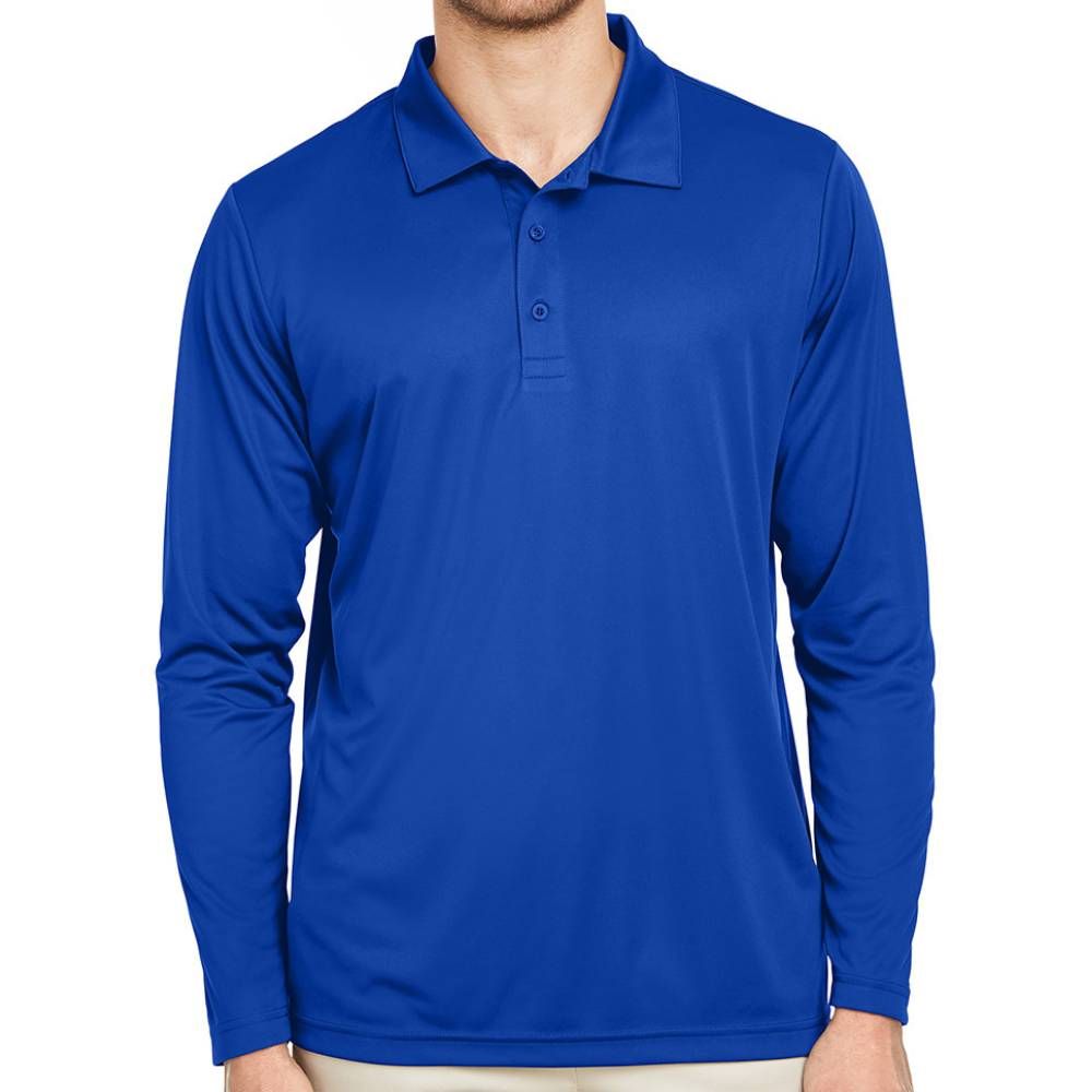 Team 365 Zone Performance Long Sleeve Polo