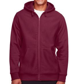 Team 365 Zone HydroSport Heavyweight Full-Zip Hooded Sweatshirt