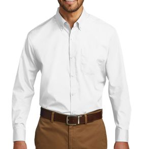 Port Authority Tall Long Sleeve Carefree Poplin Shirt