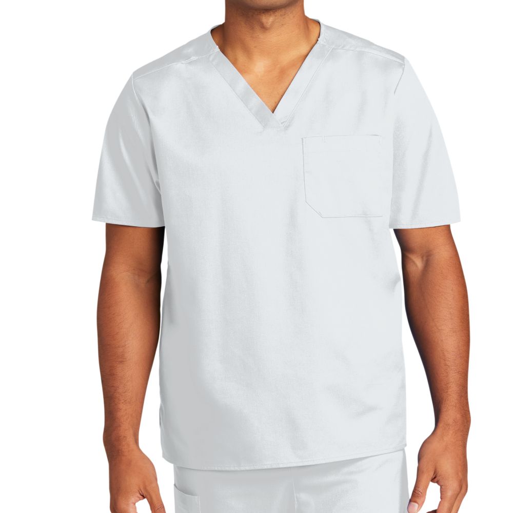 WonderWink Unisex Chest Pocket V-Neck Scrub Top