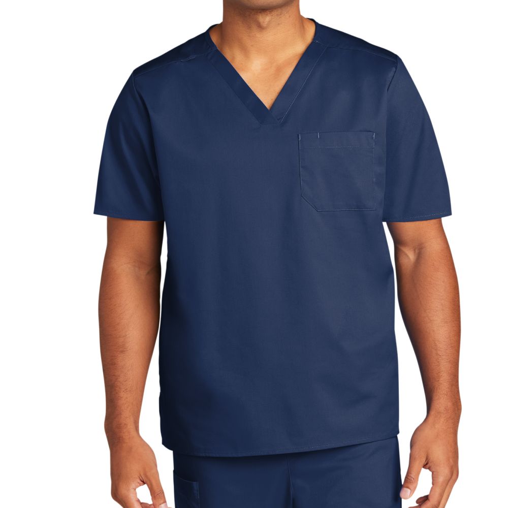 WonderWink Unisex Chest Pocket V-Neck Scrub Top