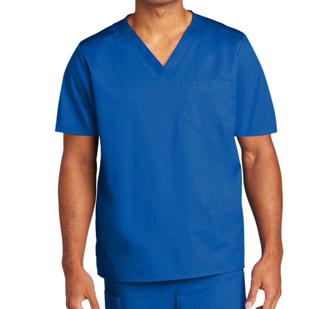 WonderWink Unisex Chest Pocket V-Neck Scrub Top