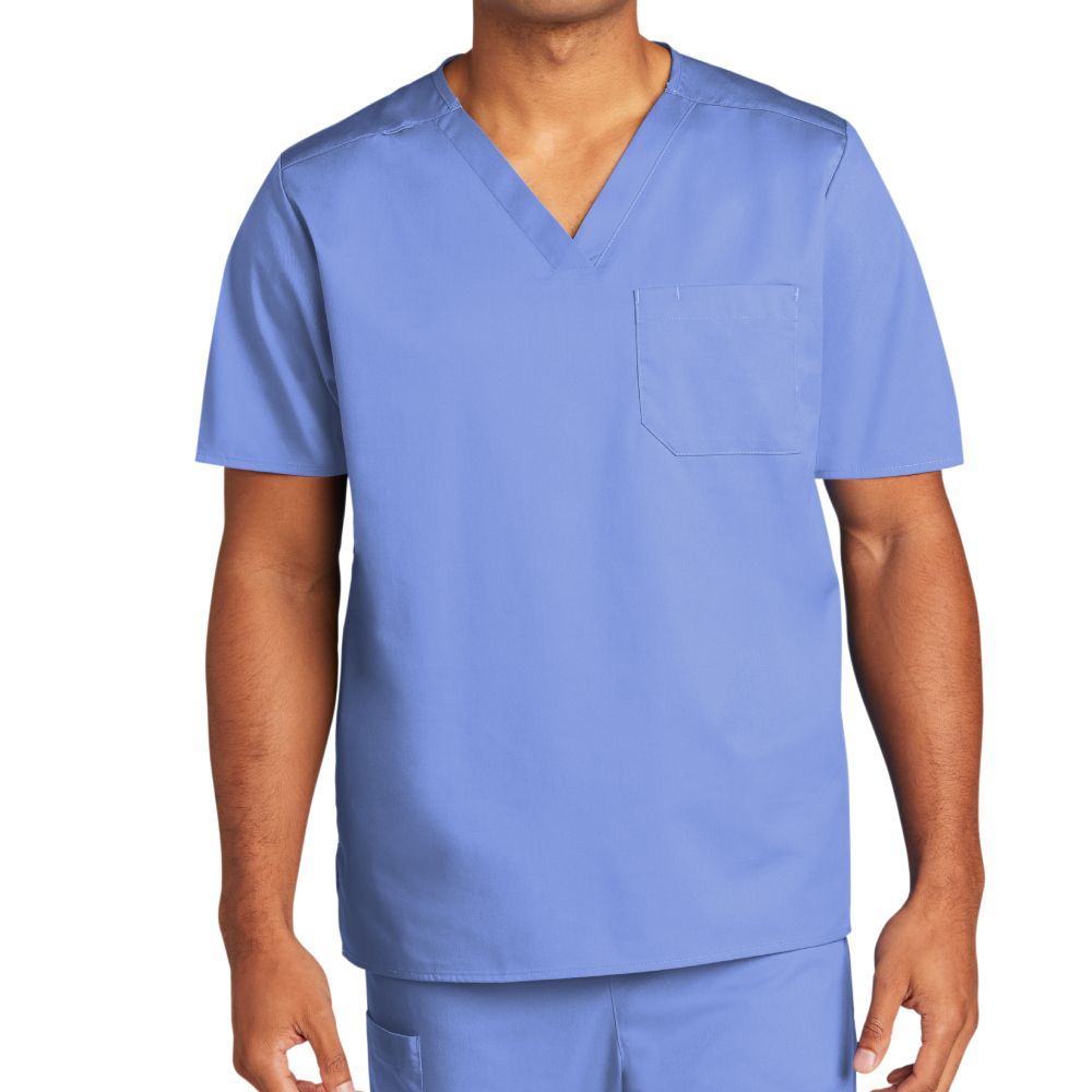 WonderWink Unisex Chest Pocket V-Neck Scrub Top