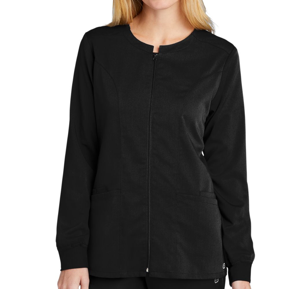 WonderWink Women’s Premiere Flex Full-Zip Scrub Jacket