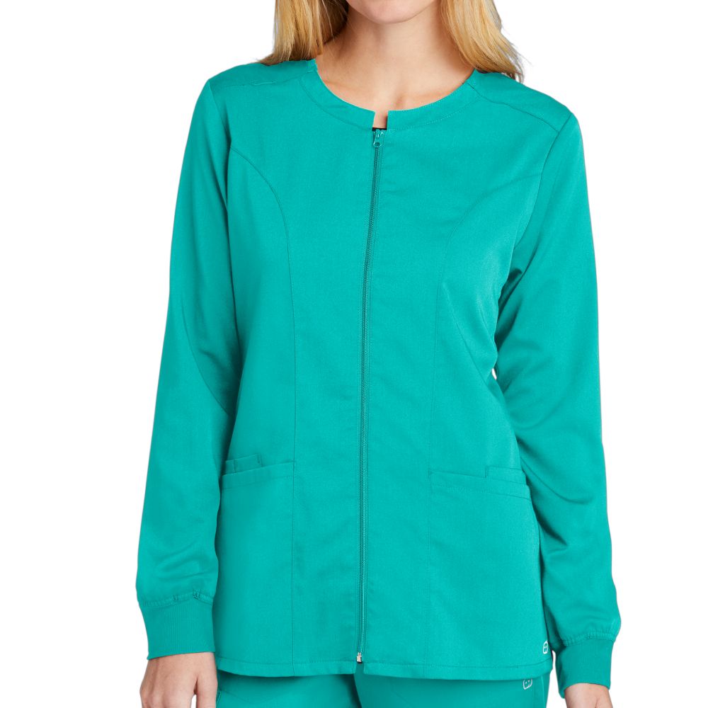 WonderWink Women’s Premiere Flex Full-Zip Scrub Jacket