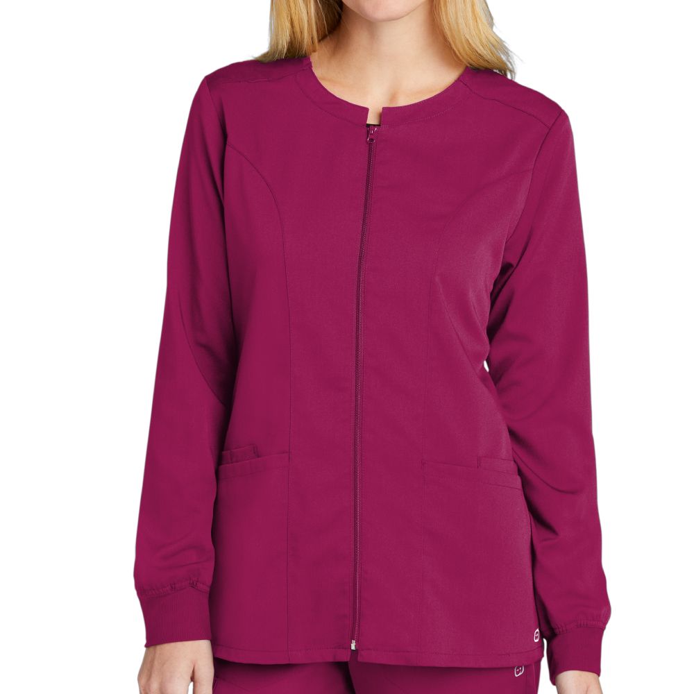 WonderWink Women’s Premiere Flex Full-Zip Scrub Jacket