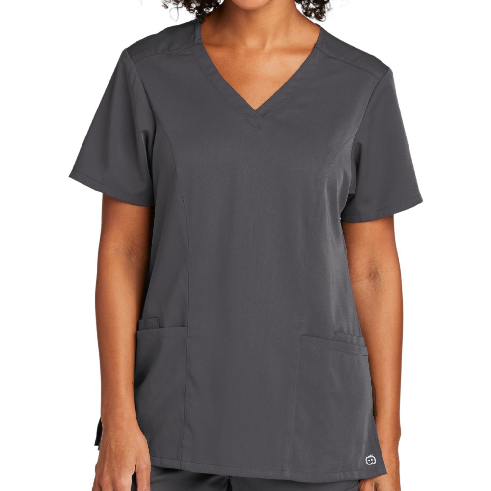 WonderWink Women’s Premiere Flex V-Neck Scrub Top