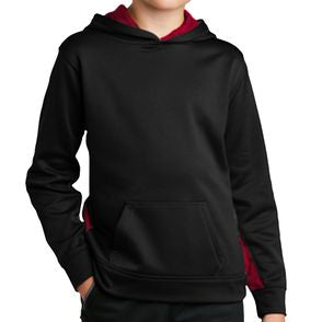 Sport-Tek Kids Sport-Wick CamoHex Colorblock Hoodie