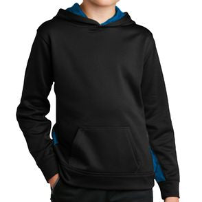 Sport-Tek Kids Sport-Wick CamoHex Colorblock Hoodie