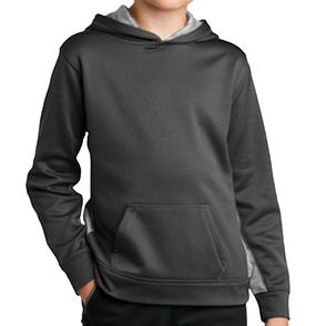 Sport-Tek Kids Sport-Wick CamoHex Colorblock Hoodie