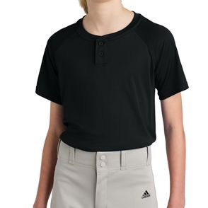 Sport-Tek Kids PosiCharge Competitor 2-Button Henley