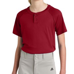 Sport-Tek Kids PosiCharge Competitor 2-Button Henley